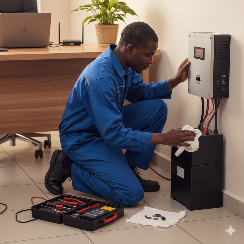 Maintenance and servicing visit