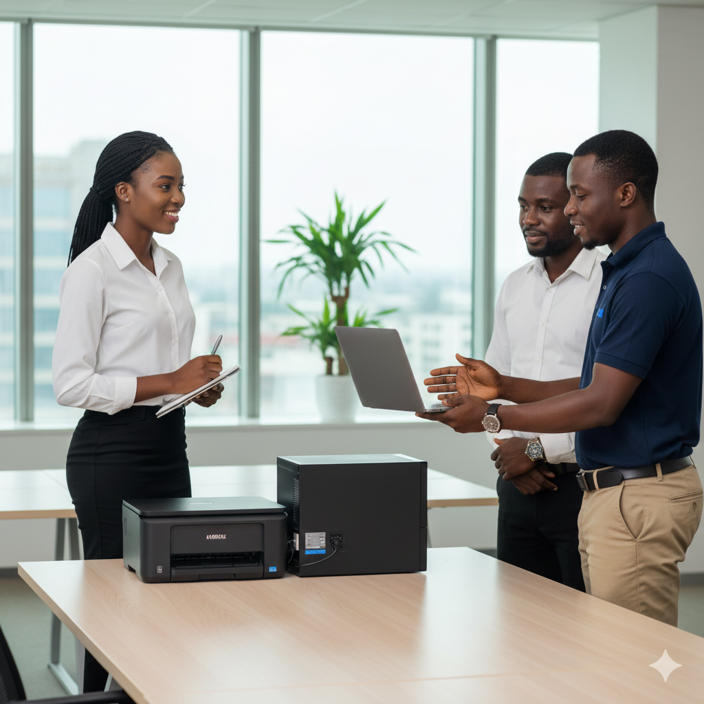 Office device leasing and support