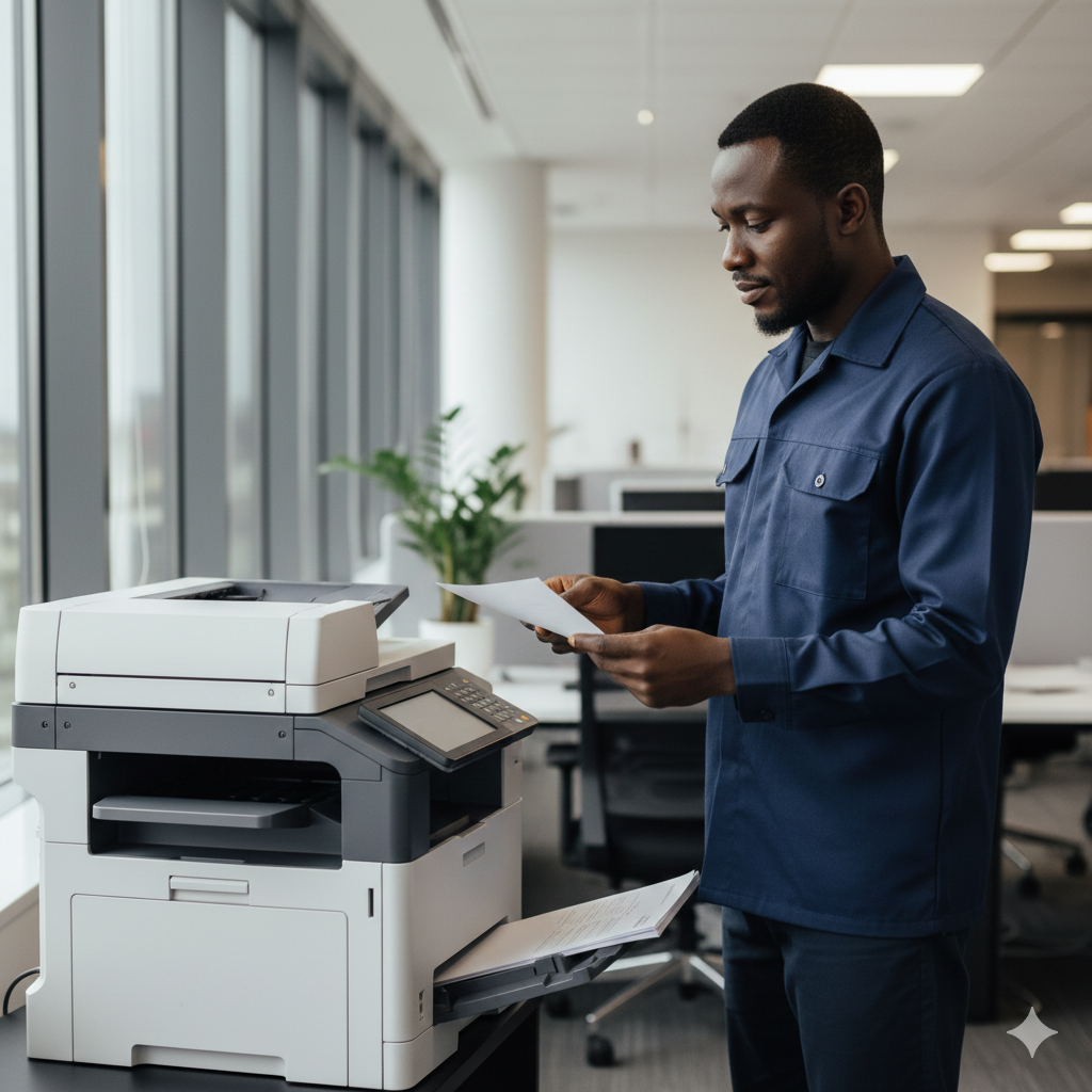 Office printer maintenance