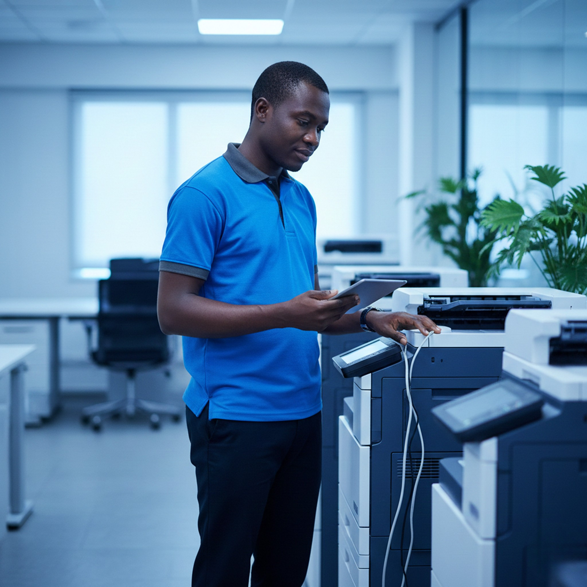 Managed print services and device leasing